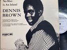 DENNIS BROWN No Man Is An Island STUDIO ONE GW0002 DB105 Original JA VINYL LP EX