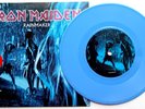 NM/NM Iron Maiden: Rainmaker / Dance Of Death 2003 EMI UK 7” Blue Vinyl 45