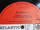 LED ZEPPELIN III - 1st PRESS 1970 - Vinyl LP RARE  A5 / B5  *PETER GRANT LABEL*
