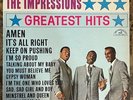 THE IMPRESSIONS GREATEST HITS VINTATE VINYL RECORD 1968