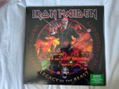 IRON MAIDEN LEGACY OF THE BEAST - RED/GREEN/WHITE VINYL LP - MINT/SEALED