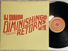 DJ SHADOW DIMINISHING RETURNS 2xLP RARE NM