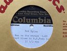 Bob Dylan 8 1/4” Acetate 2 Track Man On The Street / Hard Times In NY Town￼