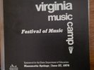 Virginia Music Camp Festival of Music Limited Edition Series 1976 RARE Double LP