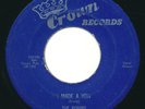 ROBINS I Made A Vow / Double Crossin Baby CROWN Doo Wop R&B 45 Hear