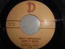 DURWOOD DAILY WHAT DIFFERENCE Orig. 1959 ROCKABILLY  7'' 45rpm D VERY RARE $$ M-