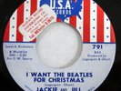 JACKIE & JILL 45 I Want The Beatles For Christmas/Jingle MINT- x-mas surf  Mc916