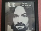 Charles Manson ‎Lie The Love and Terror Cult LP. FRAMED.