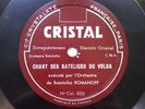 Russian Romanoff Balalaika Song of the Volga Boatmen 78 RPM Cristal 5025