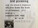 X8 *NAZ NO NADS* TEST PRESSING - Give Daddy The Knife Cindy - Naz Nomad - RARE