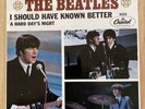 The Beatles A Hard Days Night 45 RPM record Picture SLEEVE  JACKET ONLY