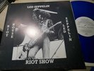 LED ZEPPELIN RIOT SHOW RECORDED LIVE AT ALEXANDER PALACE LONDON JMP 2 Blue Vinyl