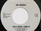 THE VERDICT That’s Where I Come In NUANCE 45 modern soul boogie NM 7” HEAR