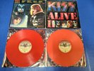 FOR DISPLAY:  KISS Alive II -1977 Rock LP Rare Red VINYL For Decoration Wall Art