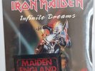IRON MAIDEN Infinite Dreams (live) 7 inch vinyl record Inc patch RARE 1989