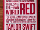Taylor Swift RED Limited Ed. Red Vinyl 2LP 2012 ACM Promo - RARE - BMR310400D