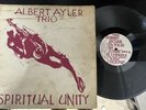 Albert Ayler Trio 1965 ESP Disk 1002 Vinyl LP