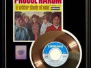 PROCUL HARUM A WHITER SHADE OF PALE 45 RPM GOLD RECORD NON RIAA AWARD RARE