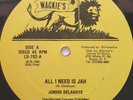 12 INCH ROOTS / JUNIOR DELAHAYE / ALL I NEED IS JAH / WACKIE'S