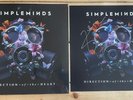 Simple Minds Direction Of The Heart - Silver LP + Print SIGNED by Jim & Charlie
