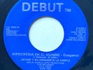 JAVIER Y ORQUESTA LA SIMPLE - Hipocresia En El Mundo - RARE SALSA GUAGUANCO 45