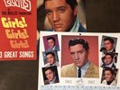 ELVIS PRESLEY Girls Girls Girls - RCA Living Stereo LP w/ RARE 1963 Calendar -EX