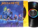 MEGADETH RUST IN PEACE LP 1990 + INNER