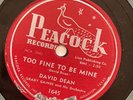 DAVID DEAN: Too Fine to Be Mine PEACOCK  And Rose Brown GST 78