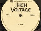 RADIO SHOW: HIGH VOLTAGE, DATE: 11/12/90, 2 LPs/2 HRs, QUALITY: EX