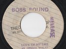 DENNIS WALKS - SHADY TREE b/w Love Of My Life on Blank MOODISC  label - BOSS