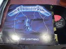 METALLICA RIDE THE LIGHTNING LP ELEKTRA 603961 FROM 1984 INNER VG-