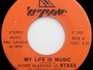 Oliver Glasford MY LIFE IN MUSIC Ungoogleable RARE Can. Modern Soul 45 Listen