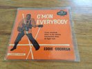 RARE ROCK’N’ROLL  EDDIE COCHRAN : C’MON EVERYBODY + 3 1959 LONDON EP VG+