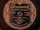 Bruns 7454 BOSWELL SISTERS Way Back Home  1935 JOE VENUTI     Jazz  78rpm  EE+