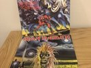 IRON MAIDEN VINYL LP X 2 THE NUMBER OF THE BEAST 1982 & IRON MAIDEN 1980 VGC