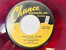 RARE VG- Doo Wop The Flamingos “ That’s My Desire “ 45 Rpm RED WAX Record