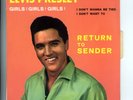 Elvis Presley RETURN TO SENDER  EP RCA VICTOR 86.309 avec languette JUILLET 1966
