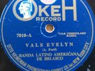 78 rpm Okeh 7010, blue label Indian, tango, latin band, acoustic E