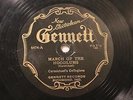 JAZZ CARMICHAEL'S COLLEGIANS March Of The Hoodlums /Walkin' The Dog GENNETT 6474