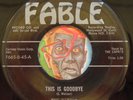 HEAR Capri's 45 This Is Goodbye / Can't Get Over You FABLE doo wop R&B Capris