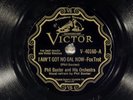 78 RPM -- Phil Baxter and His Orchestra, Victor 40160, EE- Jazz