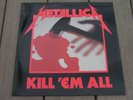 METALLICA - KILL ´EM ALL LP Schallplatte original Roadrunner 9902
