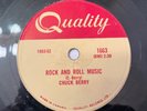 . CHUCK  BERRY ROCK AND ROLL MUSIC QUALITY 78 RPM JUKEBOX