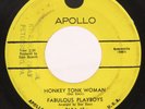 Fabulous Playboys 45 rpm Honkey Tonk Women & Tears Tears Tears R & B Apollo