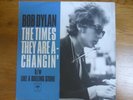 Bob Dylan The Times They Are A'Changing  / Like a Rolling Stone 7 inch RED vinyl