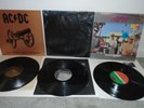 ACDC 3 LPs For Those About To Rock, Back In Black & Dirty Deeds 1976 & 80s