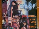 W.A.S.P.  Animal F**k like a Beast 1988 W/Poster EP 12 KUT 109 GOOD USED HTF