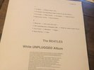 THhe Beatles - White Unplugged Album on White Marble Vinyl 1968. Near/mint. Near