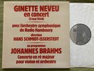 GINETTE NEVEU Brahms Violin Concerto 1948 Stil recs FRANCE-1981 LP NM-