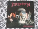 MEGADETH Killing Is My Business.. LP 1985 ORIGINAL COMBAT MERCH SHEET NEAR MINT